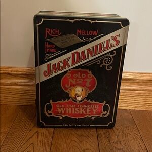 Jack Daniel's Whiskey Collector Tin Hinged Box